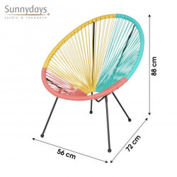 FAUTEUIL "CABANA" FILS MULTICO