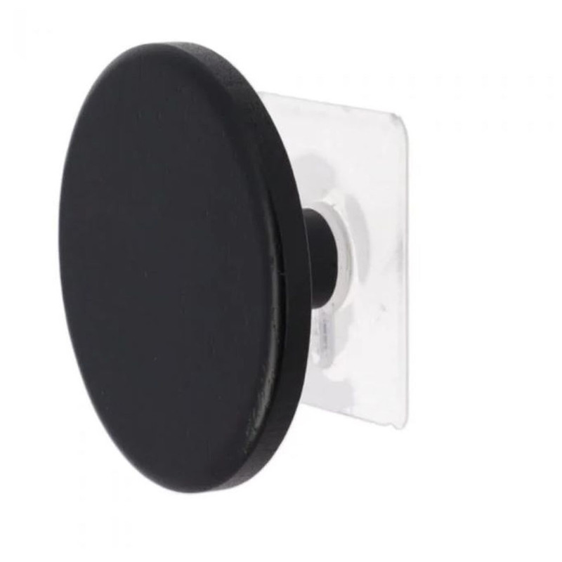 PATERE BAMBOU NOIR D8,5CM PEINT SUR STIC