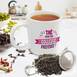 COFFRET MUG BOULE A THE "COLLEGUE"