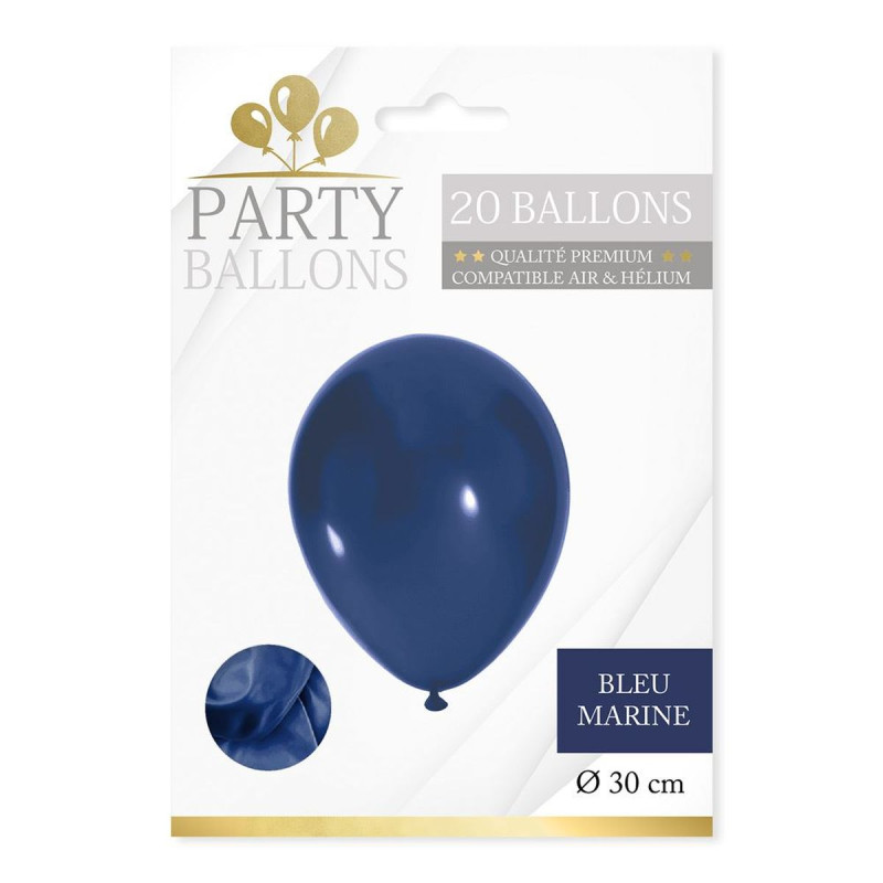 BALLONS BLEU MARINE X20 BALLONS BLEU MARINE X20