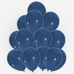 BALLONS BLEU MARINE X20