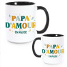 MUG NOIR PAPA D AMOUR MUG NOIR PAPA D AMOUR