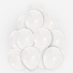 BALLONS BLANC X20