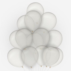 BALLONS TRANSPARENT X20