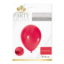 BALLONS FRAMBOISE X20
