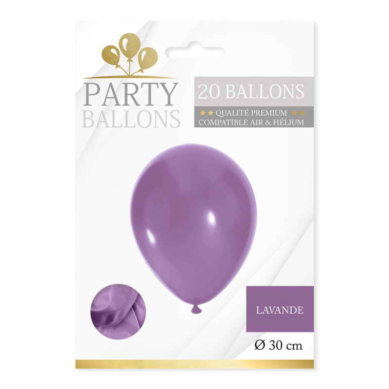 Sachet 20 Ballons Lavande Sachet 20 Ballons Lavande