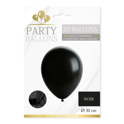 BALLONS NOIR X20