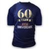 T-SHIRT A DEDICACER HOMME 60 ANS