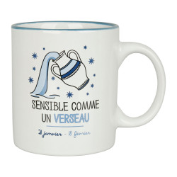 Mug HOROSCOPE Verseau Ø8.5 cm H10 cm 40c