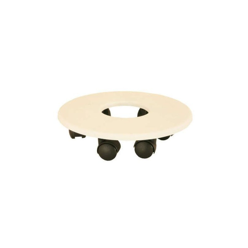 'SUPPORT 6 ROULETTES D33 BLANC 'SUPPORT 6 ROULETTES D33 BLANC