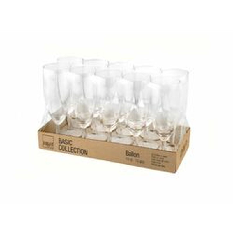 FLUTES X10 VERRE BALLON 15CL