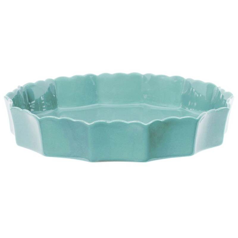 PLAT TARTE CHARLOTTE TURQ D31