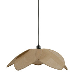 SUSP FLEUR LIN NAT D110XH39CM