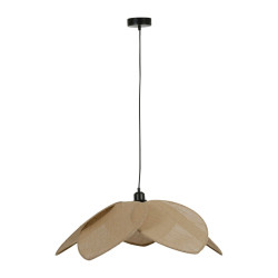 Suspension Fleur Jute Naturel D110xH39cm Tulipe Sema Design