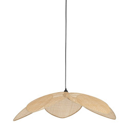 SUSP FLEUR BAMBOU NT D100X19CM
