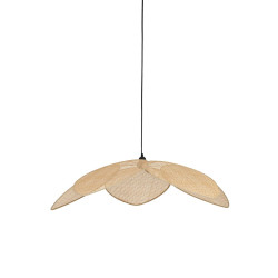 SUSP FLEUR BAMBOU NT D70X15CM