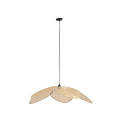 SUSP FLEUR BAMBOU NT D70X15CM