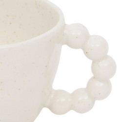 TASSE THÉ "ORGANIC Blanc" 25CL GRES