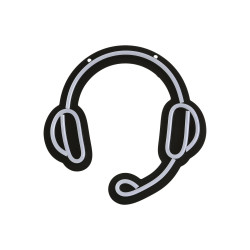 DECO LUMINEUSE "CASQUE GAMER" LED 23X3X1