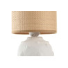 LAMPE CERAMIQUE BLANC "CRATERE LUNAIRE"