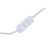 LAMPE CERAMIQUE BLANC "CRATERE LUNAIRE"