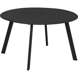 TABLE BASSE RONDE 70CM GRIS FONCÉ