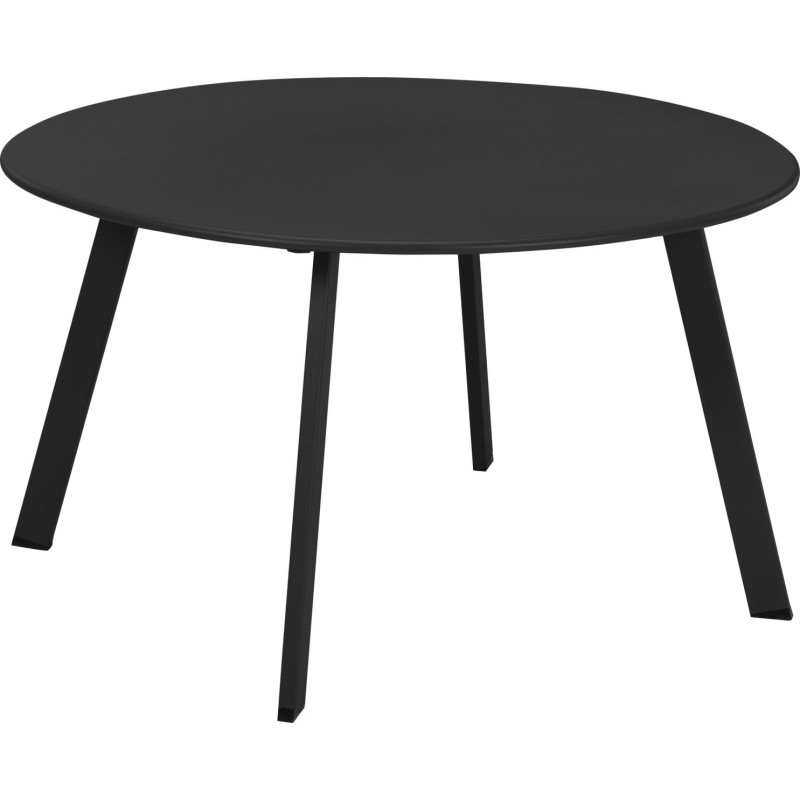 TABLE BASSE RONDE 70CM GRIS FONCÉ