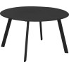 TABLE BASSE RONDE 70CM GRIS FONCÉ