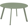 TABLE BASSE RONDE D70XH40CM VERT MAT