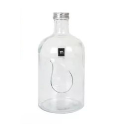 1,4L glasflaska med metalllock