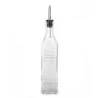 Huilier verre 500ml Anna - Verre transparent strié avec bec verseur