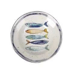 Talerze papierowe w kształcie ryby D23cm - 8 szt.