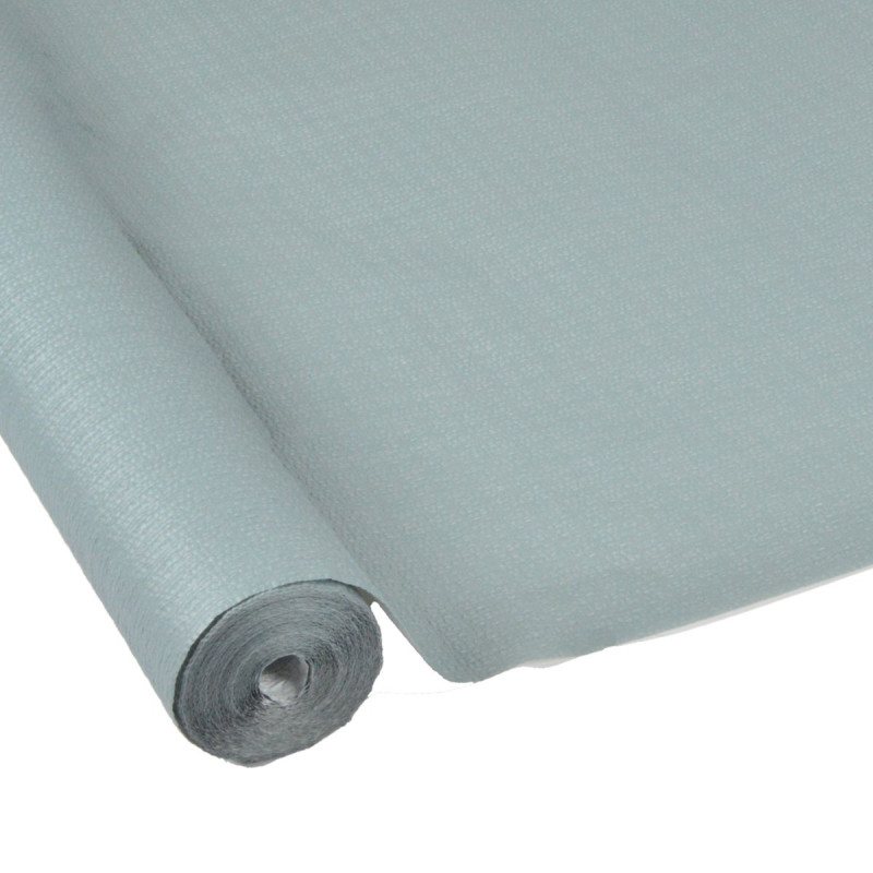 Nappe gris en papier gaufré 1.18x15m Nappe gris en papier gaufré 1.18x15m