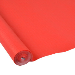 NAPPE ROUGE EN PAPIER GAUFRE 1,18X15M
