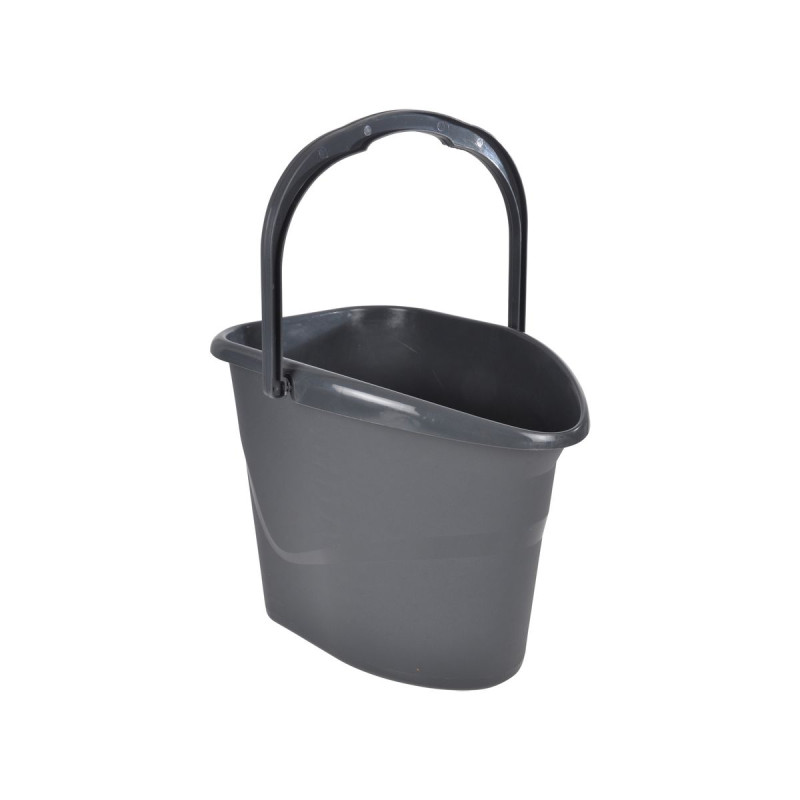 Seau plastique avec anse 15L anthracite Seau plastique avec anse 15L anthracite