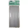 Set de 30 Pailles Réutilisable L19.5cm Transparente