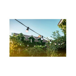 Guirlande guinguette 50 LED 10 ampoules