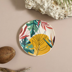 ASSIETTE PLAST PARADIS EXOTIQUE D20C