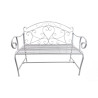 Banc motif cœur pliable 110x56x91cm