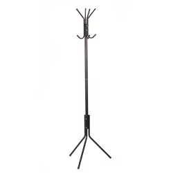 Confortime Black Metal Klädhängare 170x48cm - 4 krokar