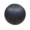 sfera decorativa da giardino antracite a coste D24,5cm