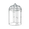 Tonnelle de jardin H.260xD.150cm