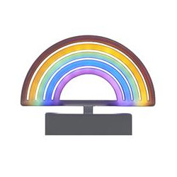 LAMPE LED EFFET NEON ARC EN CIEL A PILES