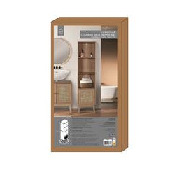Colonne 1 Porte En Bois "Bali" 160cm Marron