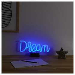 LAMPE LED EFFET NEON DREAM A PILES