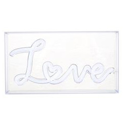 LAMPE LED EFFET NEON "LOVE" ACRYLIQUE