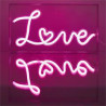 LAMPE LED EFFET NEON "LOVE" ACRYLIQUE