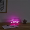 LAMPE LED EFFET NEON "LOVE" ACRYLIQUE