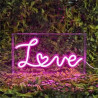 LAMPE LED EFFET NEON "LOVE" ACRYLIQUE
