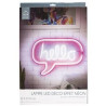 LAMPE LED EFFET NEON HELLO USB